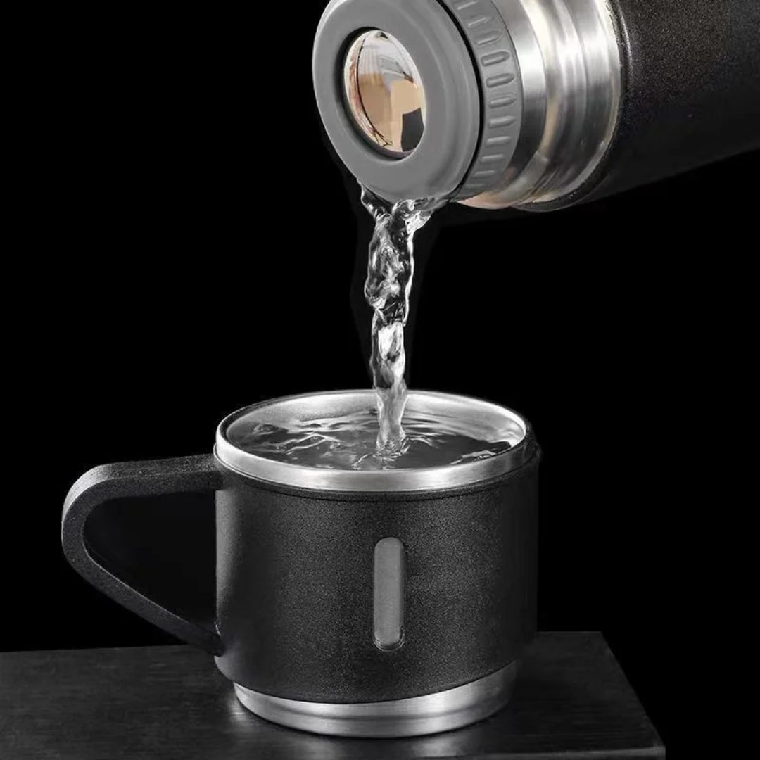 Thermos Isotherme Portable avec 3 tasses