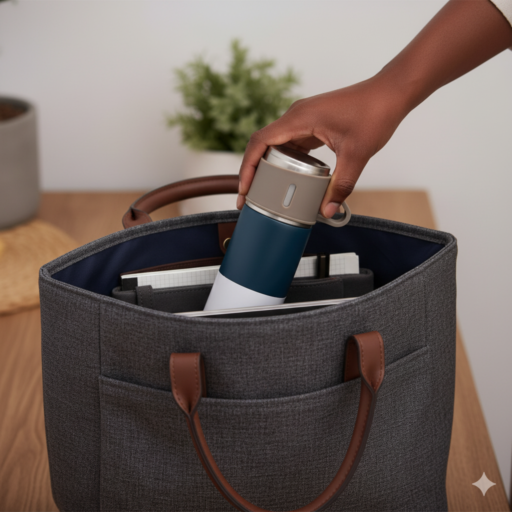 Thermos Isotherme Portable avec 3 tasses