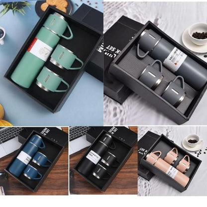 Thermos Isotherme Portable avec 3 tasses